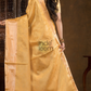 Mustard Yellow Cotton Silk Saree - 004