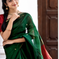 Maheshwari Silk Cotton Saree – Festive Elegance | Green