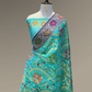 Pure Banarasi Exclusive Ektara Kora JAMDANI Tilfi saree | Sky Blue