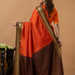 Classic Mysore Semi Silk Saree | Burnt Orange