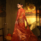 Apple Red Tissue 2-Piece Set Kurti & Dupatta (UNSTITCHED) - 311