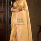 Mustard Yellow Cotton Silk Saree - 004