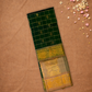Pure Handloom Korvai Saree | Pine Green