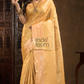 Mustard Yellow Cotton Silk Saree - 004