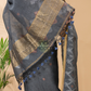Silver White 2-Piece Set Kurti & Dupatta (UNSTITCHED) - 122