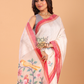 Matka Silk Saree With Pearl White - 141
