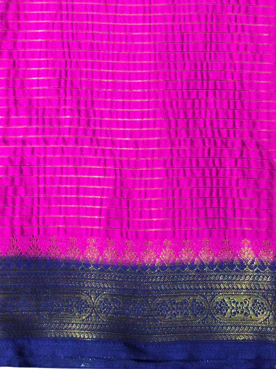 Classic Mysore Silk Saree  |  Rani Pink