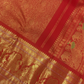 Handwoven Pure Gadwal Silk Saree  | Red
