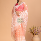 Organza Embroidery Saree With Blush Pink - 115