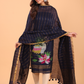 Navy Blue Linen Jamdani 2-Piece Set Kurti & Dupatta (UNSTITCHED) - 057