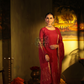 Apple Red Tissue 2-Piece Set Kurti & Dupatta (UNSTITCHED) - 312