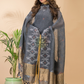 Silver White 2-Piece Set Kurti & Dupatta (UNSTITCHED) - 122