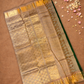 Pure Handloom Korvai Saree | Pine Green