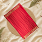 Mysore Silk Saree With Dark Red