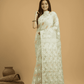 Light Green Jamdani Saree - 052 - indeloom