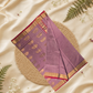 Handloom Chanderi Silk Cotton Saree  |  rose pink