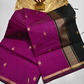 Maheshwari Silk Cotton Saree – Festive Elegance | Deep Purple