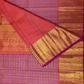 Handwoven Pure Gadwal Silk Saree  | Magenta Pink