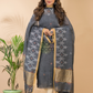 Silver White 2-Piece Set Kurti & Dupatta (UNSTITCHED) - 122
