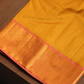 Silk Mark Certified Handloom Kanjivaram Silk Saree  |  Sun Yellow