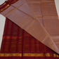Pure Handloom Korvai Saree | Blood Red