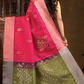 Hot Pink Cotton Silk Saree - 006