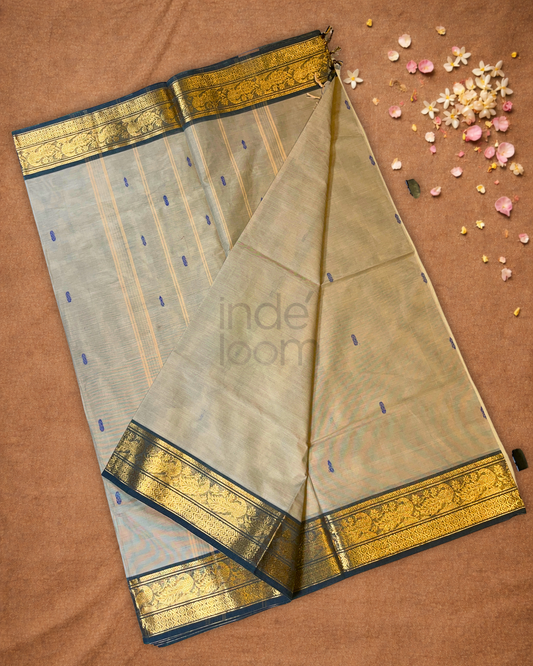 Chettinad Cotton Saree  |  Warm Beige