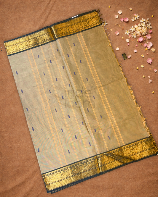 Chettinad Cotton Saree  |  Warm Beige