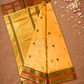 Chettinad Cottton Saree With Amber Orange