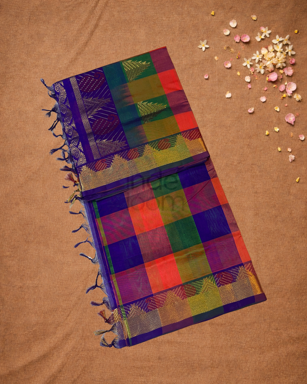 Handloom Handloom Silk Cotton Saree  |  Grape Purple
