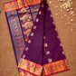 Chettinad Cottton Saree With Grape Purple