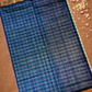 Pure Handloom Korvai Saree | Small Checks Light Blue