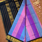 Pure Handloom Korvai Saree | Aqua Blue