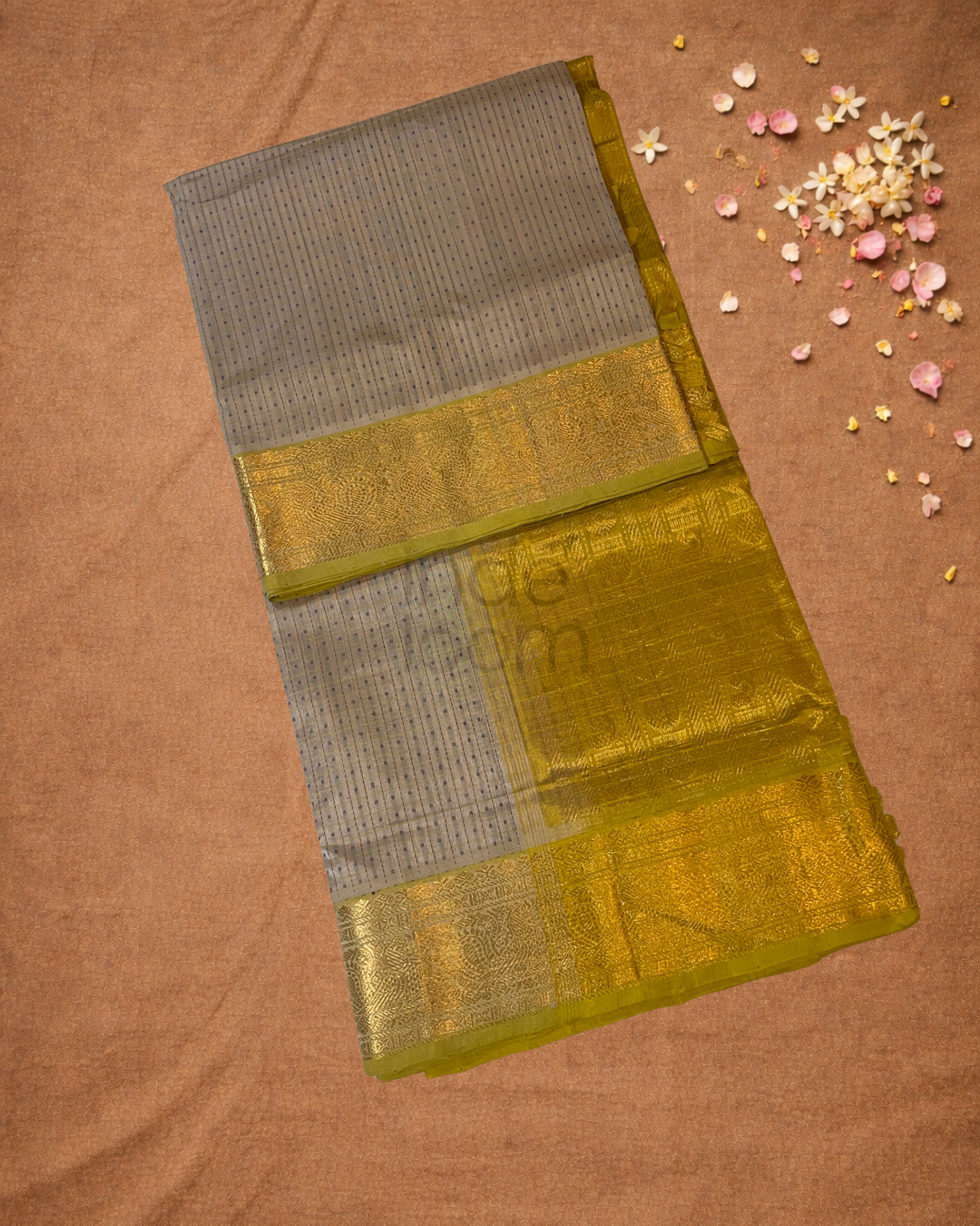Handloom Handloom Silk Cotton Saree  |  Silver Grey