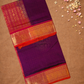 Handloom Handloom Silk Cotton Saree  |  Indigo Purple