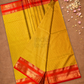 Chettinad  Cottton Saree With Corn Yellow