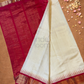 Handloom Handloom Silk Cotton Saree  |  Warm Ivory
