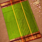 Chettinad  Cottton Saree With Lawn Green