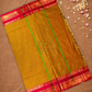 Chettinad  Cottton Saree With Golden Yellow