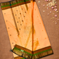 Chettinad  Cottton Saree With Bright Orange