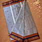 Chettinad  Cottton Saree With Ash Gray