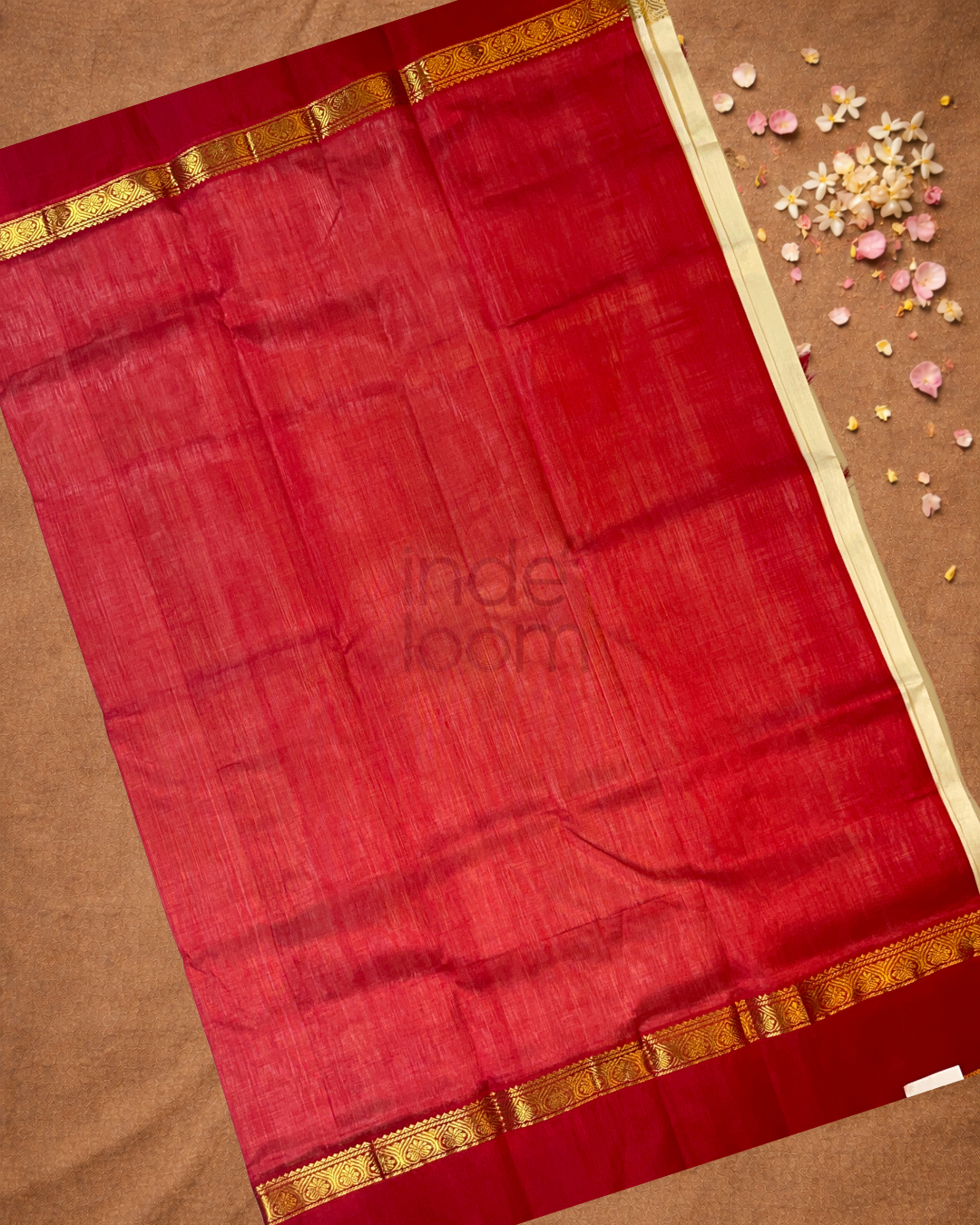 Pure Handloom Korvai Saree |Ivory White