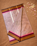 Chettinad Cottton Saree With Light Pink
