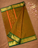 Chettinad  Cottton Saree With Desert Brown