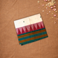 Chettinad  Cottton Saree With Cotton White