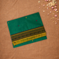 Chettinad  Cottton Saree With Pine Green