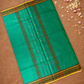 Chettinad  Cottton Saree With Pine Green
