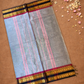 Chettinad Cottton Saree With Silver Gray