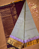 Handloom Handloom Silk Cotton Saree  |  Pale Grey