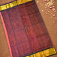 Pure Handloom Korvai Saree | Salmon Pink